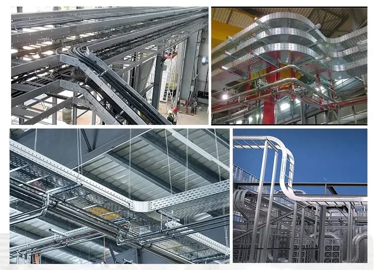Cable tray installations