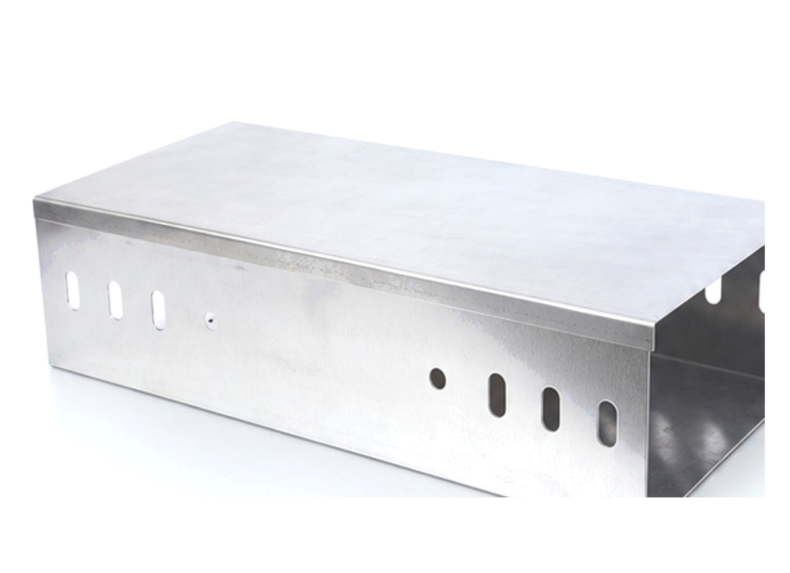 Aluminum cable tray trough section