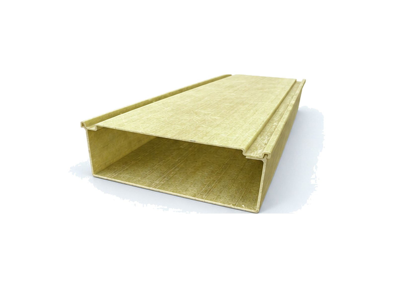 Polyurethane composite cable tray trough section